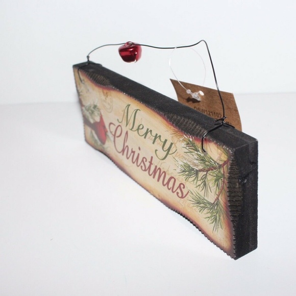 Wood Plaque Hanging Sign Oak Street NWT - Picture 5 of 5